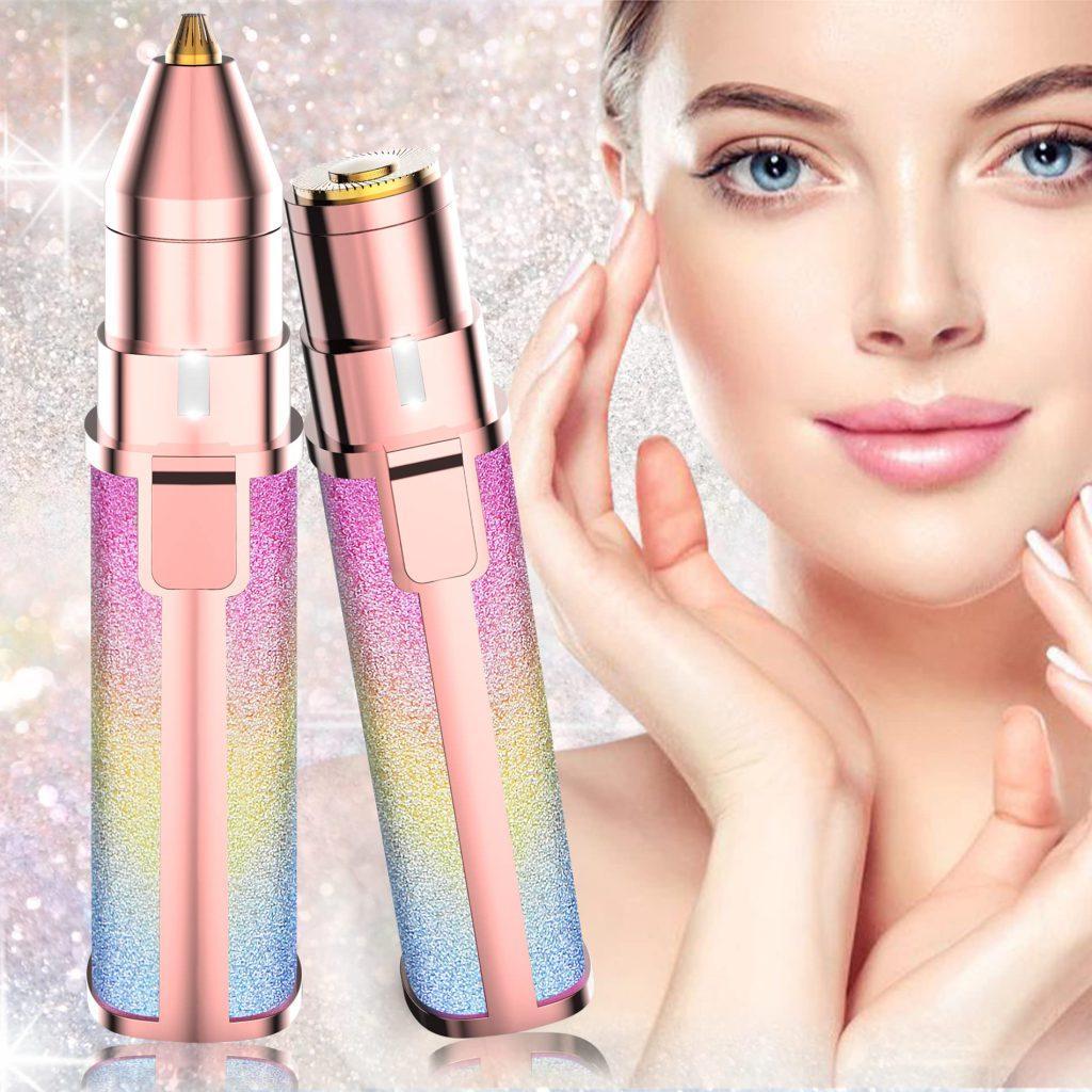Multicolor Women's Eyebrows Hair Trimmer - 1 Pcs Portable, Water Resistant & Easy-To-Clean Design