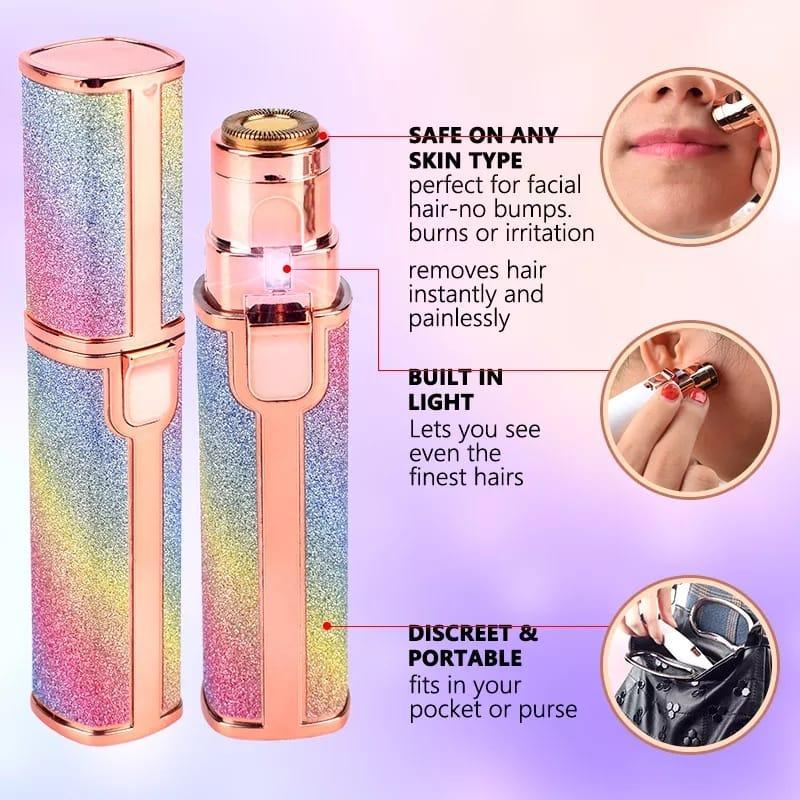 Multicolor Women's Eyebrows Hair Trimmer - 1 Pcs Portable, Water Resistant & Easy-To-Clean Design